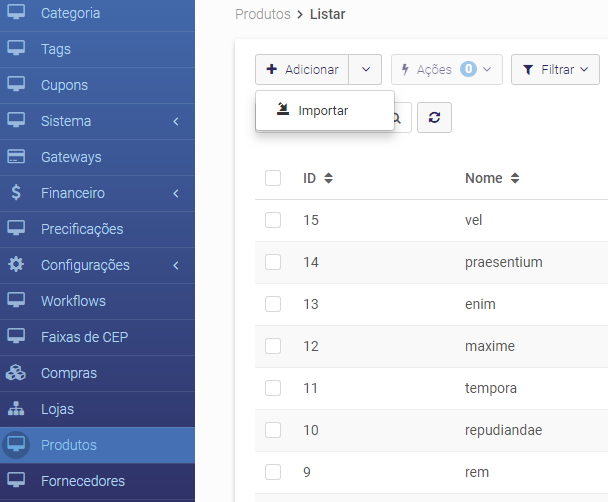 Modal de identificação – Betalabs